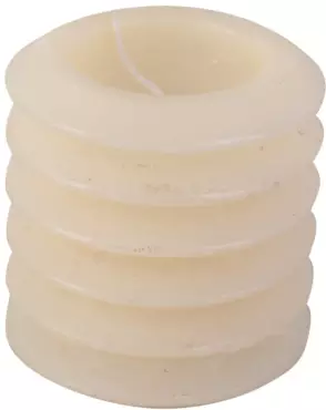 Kremowa świeczka PT LIVING Layered, wys. 7,5 cm