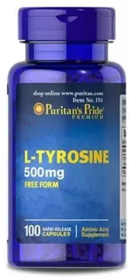 Puritan's Pride L-Tyrosine 500mg - 100caps