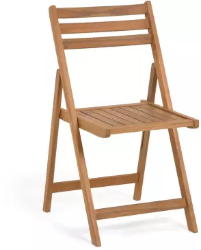 Składane krzesło ogrodowe z drewna akacji Kave Home Daliana