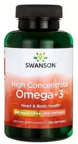 SWANSON Omega 3 High Concentrate - 120softgels