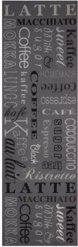 Szary chodnik Zala Living Cook & Clean Coffee Choice, 45x140 cm