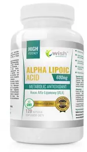 WISH Pharmaceutical Alpha Lipoic Acid 600mg - 120vcaps